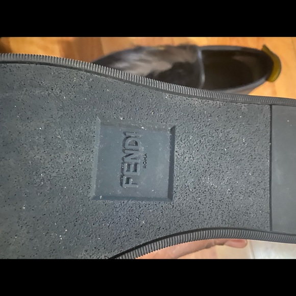 Fendi Monster Fur Slip On Loafer